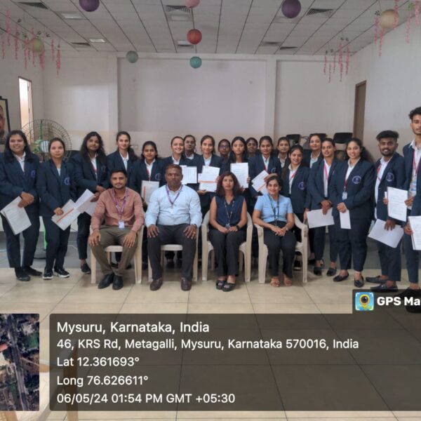 Happy to inform 22 students (B.com and BBA) are selected in today's drive.  Congratulations to all the students